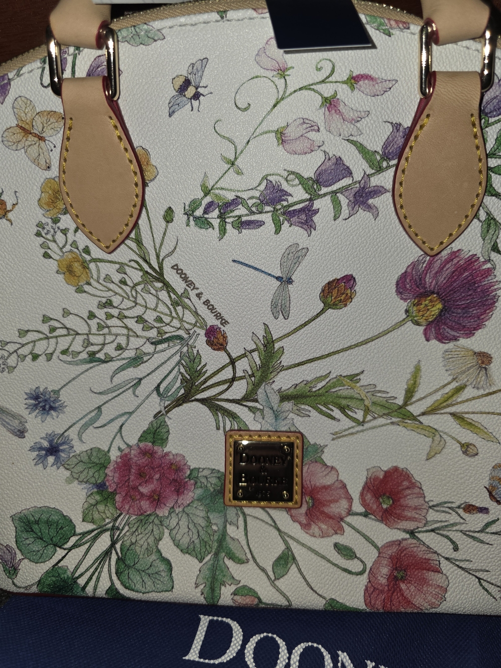 NWT Dooney & Bourke Geena Botanical Collection Satchel - Picture 3 of 10